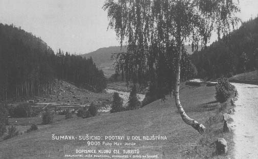 Cesta z ekovy pily do Rejtejna  r.1927