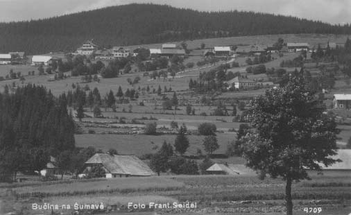 Panorama s hotely Pelova chata a Fastner  r.1938
