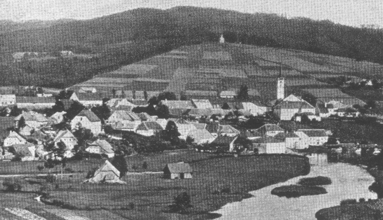 Celkov pohled na Frymburk  r.1911