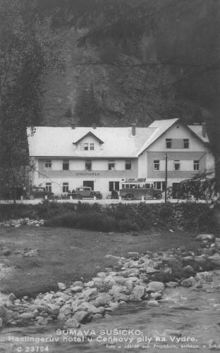 Haslingerova restaurace pestavn na hotel  r.1933