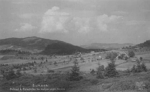 Pohled od Polednku smrem ke Kaperskm Horm r.1924