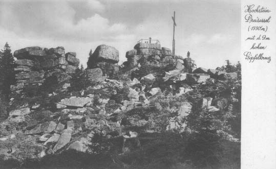 Turisti na Vysokm kameni  r.1934
