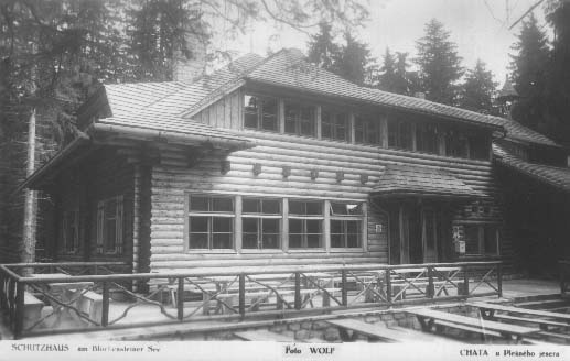 Chata u Plenho jezera  r.1935