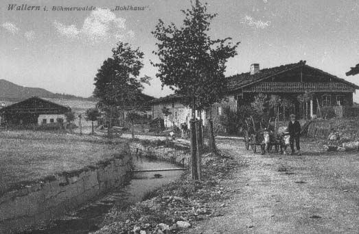 Bohlhaus s Volarským potokem  r.1911