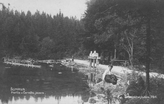 Stavidlo erneho jezera r.1922