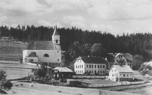 Hojsova Str s kostelem  r.1940