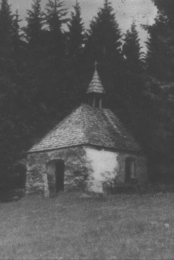 Kaple Sv.Anny pod Belvederem u elezn Rudy  r.1930 