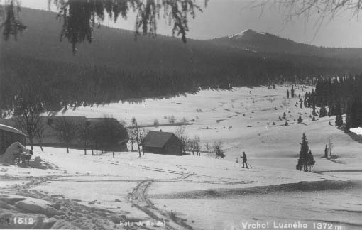 Zimn pohled na zasnen Beznk r.1930