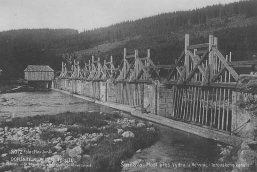 Hradlov most na zatku Vchynicko-Tetovskho kanlu  r.1924