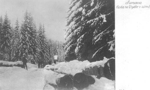 Klostermannova cesta v zim  r.1923