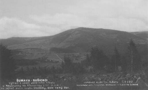 Pohled na Stodlky od cesty k Prilskmu jezeru  r.1928