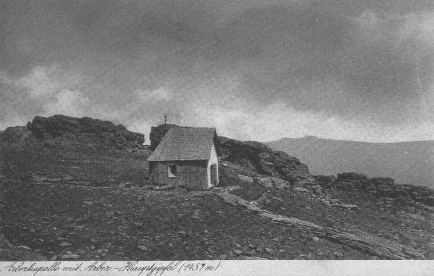 Pvodn kaplika u vrcholu r.1912