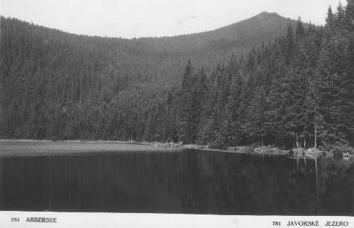 Jezero s Velkm Javorem v pozad r.1926
