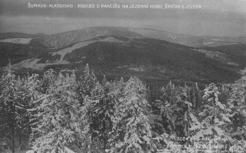 Zimn panorama z vrcholu Pance  r.1929