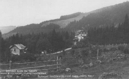 Cesta na pik s hotelem Rixi  r.1927
